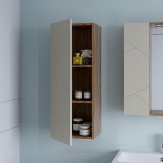 Шкаф навесной Бриклаер Кристалл 4627125417009 35 см латте